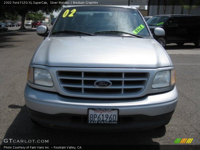 Silver Metallic / Medium Graphite 2002 Ford F150 XL SuperCab
