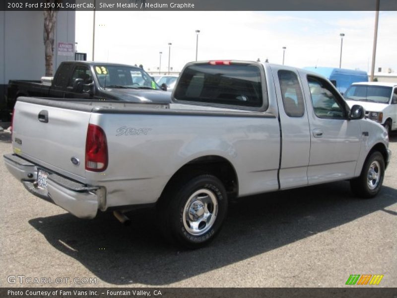 Silver Metallic / Medium Graphite 2002 Ford F150 XL SuperCab