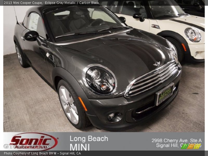 Eclipse Gray Metallic / Carbon Black 2013 Mini Cooper Coupe