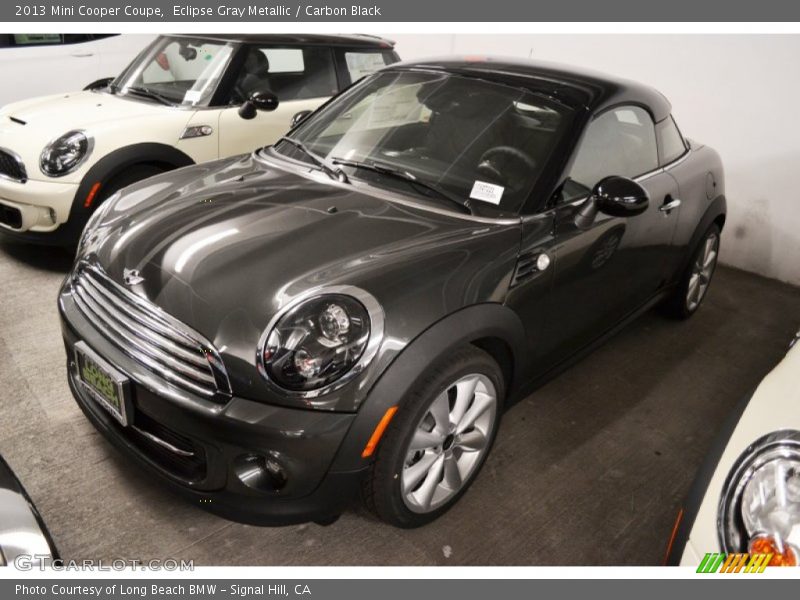 Eclipse Gray Metallic / Carbon Black 2013 Mini Cooper Coupe