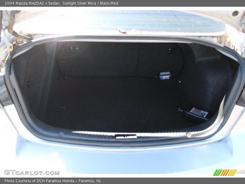 Sunlight Silver Mica / Black/Red 2004 Mazda MAZDA3 s Sedan