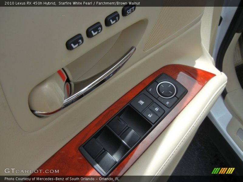 Controls of 2010 RX 450h Hybrid