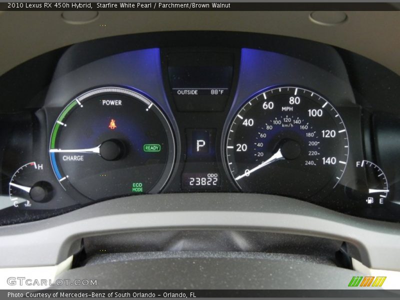  2010 RX 450h Hybrid 450h Hybrid Gauges