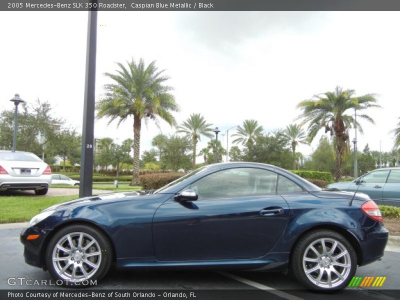  2005 SLK 350 Roadster Caspian Blue Metallic