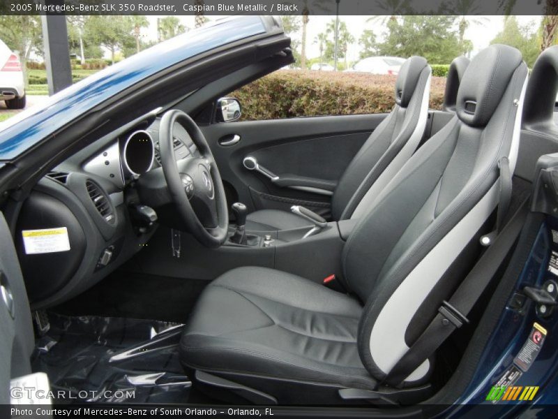 Front Seat of 2005 SLK 350 Roadster