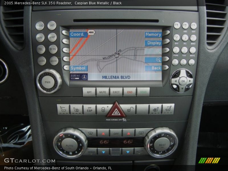 Navigation of 2005 SLK 350 Roadster