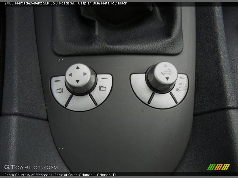 Controls of 2005 SLK 350 Roadster
