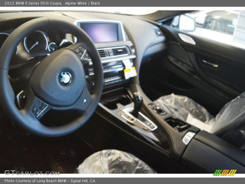 Alpine White / Black 2013 BMW 6 Series 650i Coupe