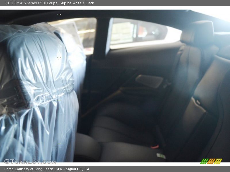 Alpine White / Black 2013 BMW 6 Series 650i Coupe