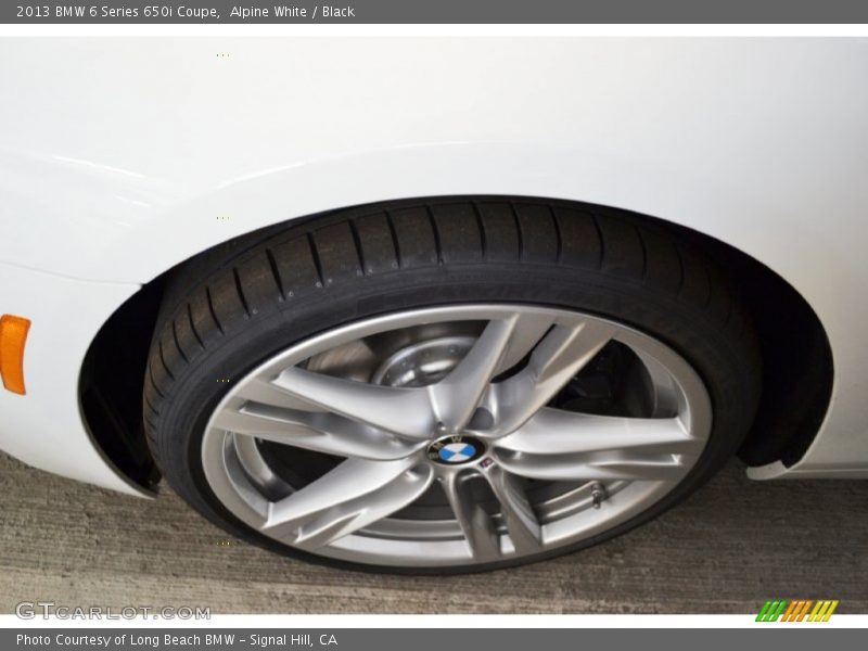 Alpine White / Black 2013 BMW 6 Series 650i Coupe