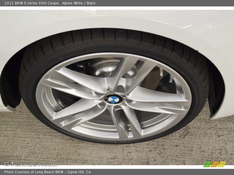 Alpine White / Black 2013 BMW 6 Series 640i Coupe
