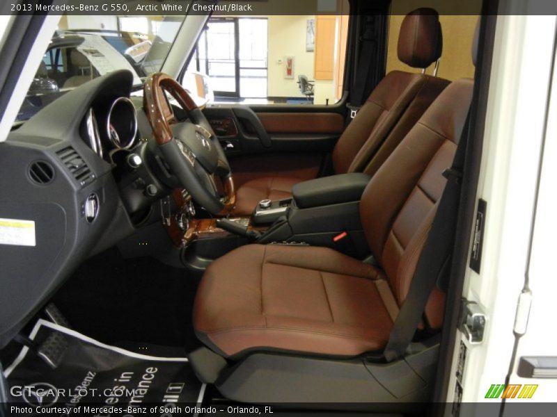  2013 G 550 Chestnut/Black Interior