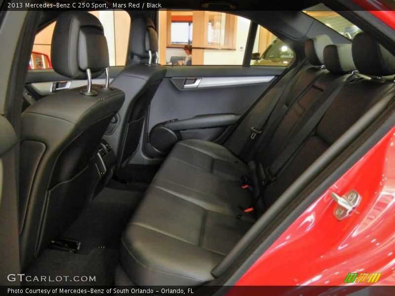 Mars Red / Black 2013 Mercedes-Benz C 250 Sport