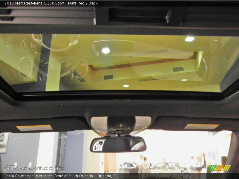 Mars Red / Black 2013 Mercedes-Benz C 250 Sport