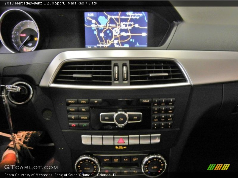 Mars Red / Black 2013 Mercedes-Benz C 250 Sport