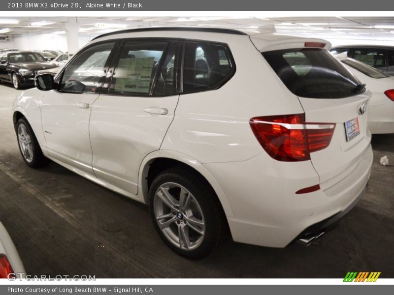Alpine White / Black 2013 BMW X3 xDrive 28i