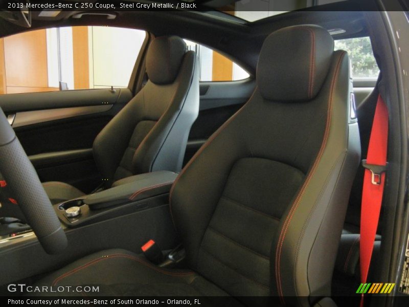 Front Seat of 2013 C 250 Coupe