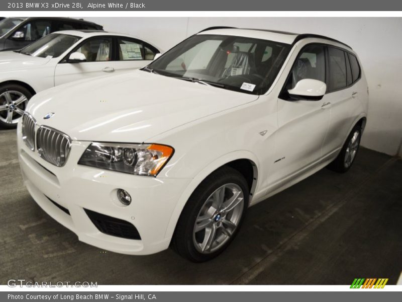 Alpine White / Black 2013 BMW X3 xDrive 28i