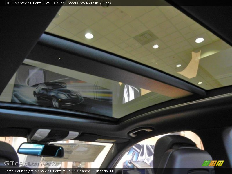 Sunroof of 2013 C 250 Coupe
