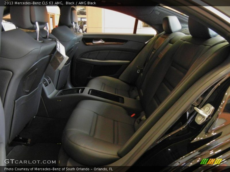 Rear Seat of 2013 CLS 63 AMG