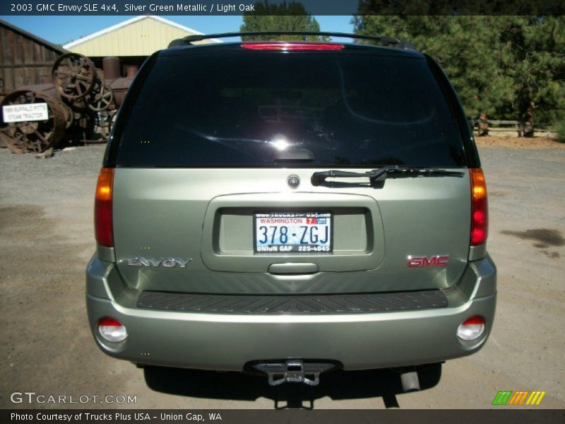 Silver Green Metallic / Light Oak 2003 GMC Envoy SLE 4x4