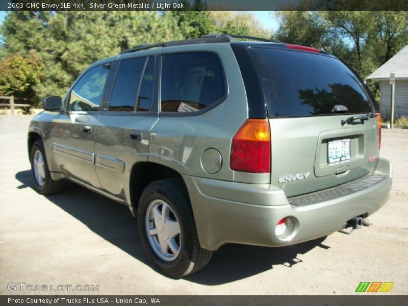 Silver Green Metallic / Light Oak 2003 GMC Envoy SLE 4x4