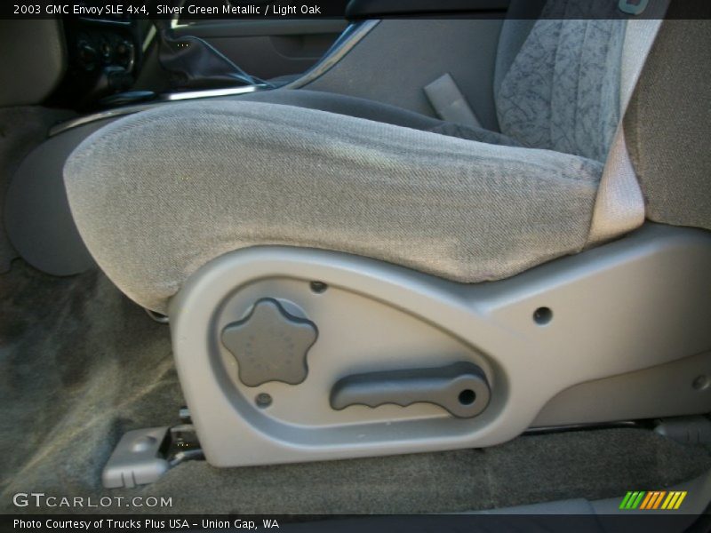 Silver Green Metallic / Light Oak 2003 GMC Envoy SLE 4x4