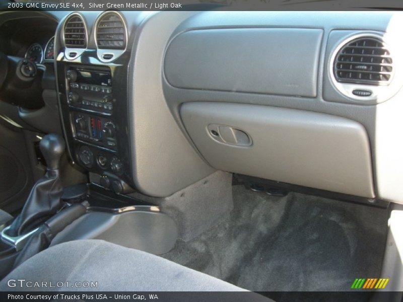 Silver Green Metallic / Light Oak 2003 GMC Envoy SLE 4x4