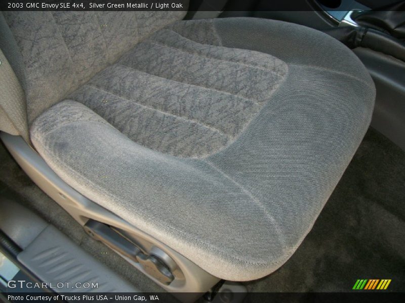 Silver Green Metallic / Light Oak 2003 GMC Envoy SLE 4x4