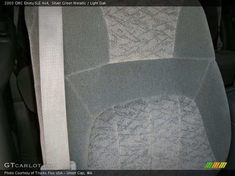 Silver Green Metallic / Light Oak 2003 GMC Envoy SLE 4x4