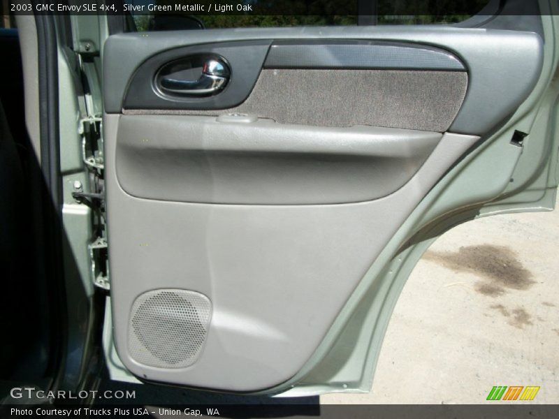 Silver Green Metallic / Light Oak 2003 GMC Envoy SLE 4x4