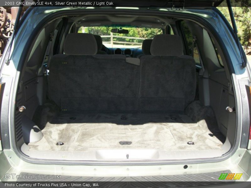Silver Green Metallic / Light Oak 2003 GMC Envoy SLE 4x4
