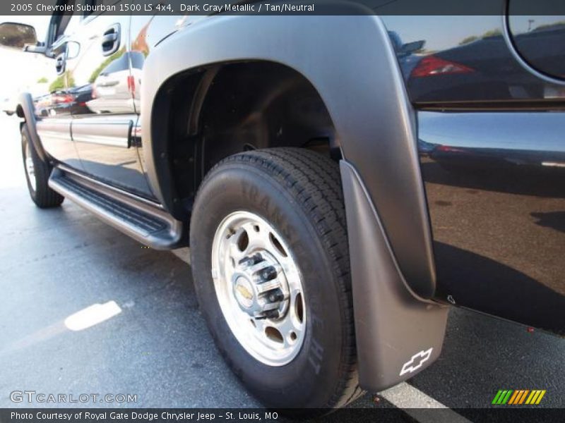 Dark Gray Metallic / Tan/Neutral 2005 Chevrolet Suburban 1500 LS 4x4