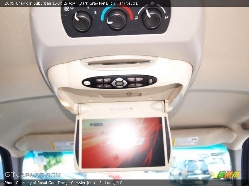 Dark Gray Metallic / Tan/Neutral 2005 Chevrolet Suburban 1500 LS 4x4