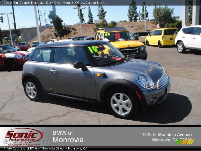 Dark Silver Metallic / Grey/Carbon Black 2010 Mini Cooper Hardtop