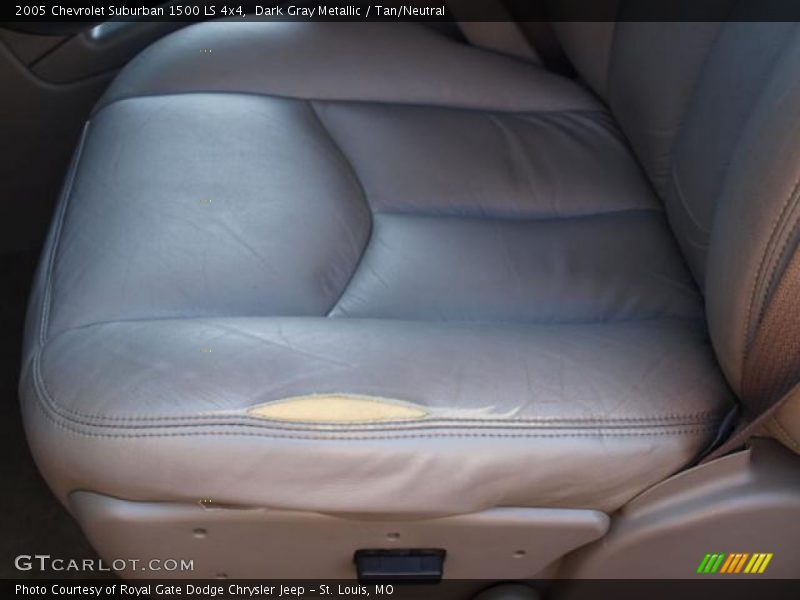 Dark Gray Metallic / Tan/Neutral 2005 Chevrolet Suburban 1500 LS 4x4