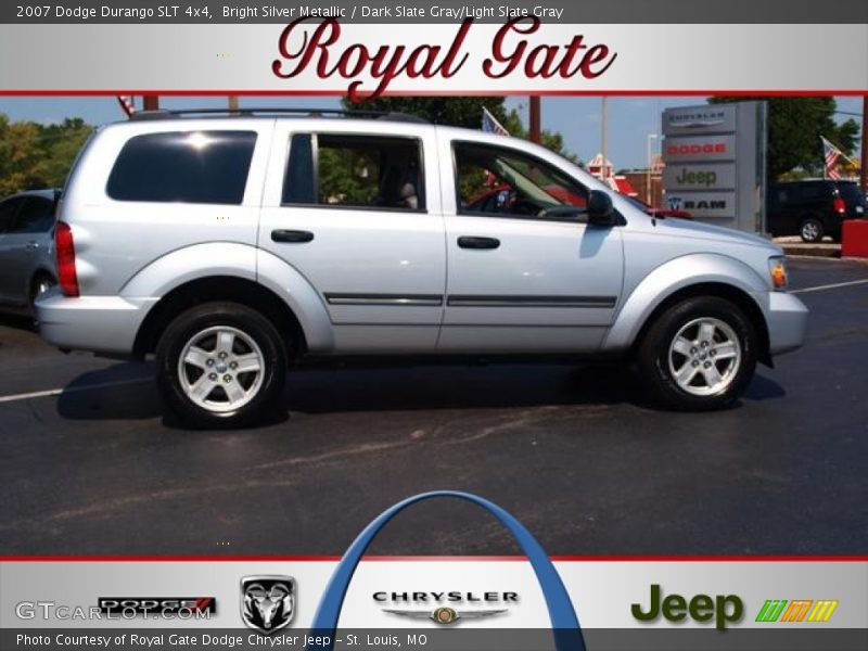Bright Silver Metallic / Dark Slate Gray/Light Slate Gray 2007 Dodge Durango SLT 4x4