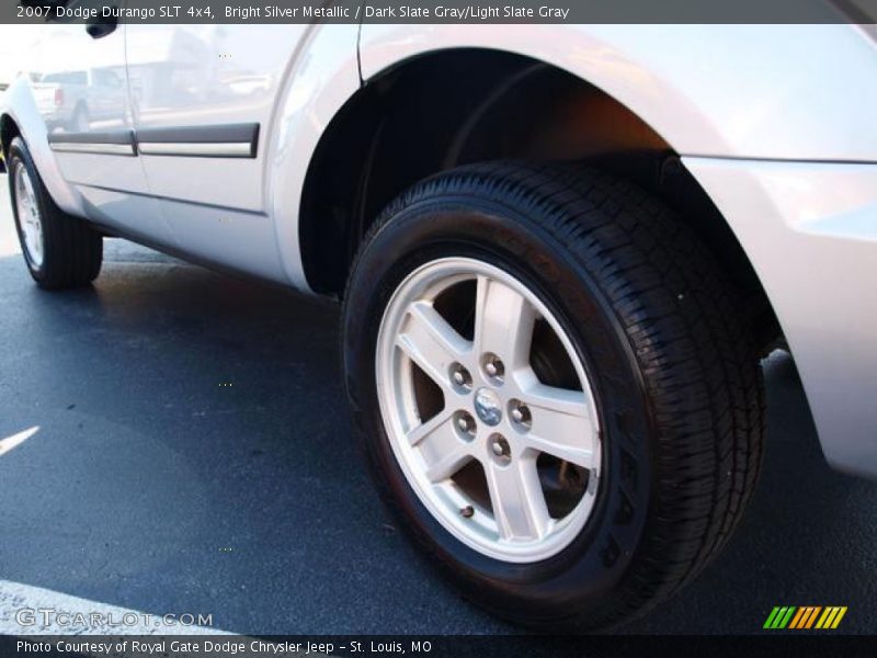 Bright Silver Metallic / Dark Slate Gray/Light Slate Gray 2007 Dodge Durango SLT 4x4