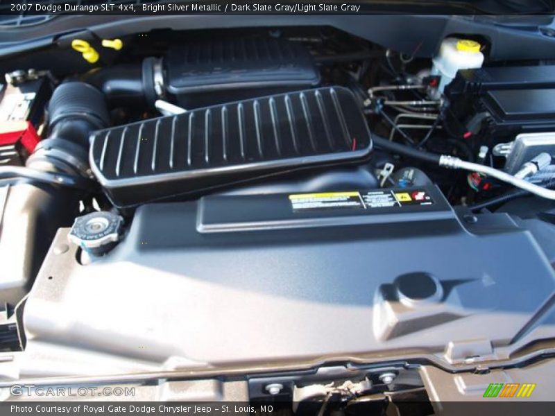 Bright Silver Metallic / Dark Slate Gray/Light Slate Gray 2007 Dodge Durango SLT 4x4