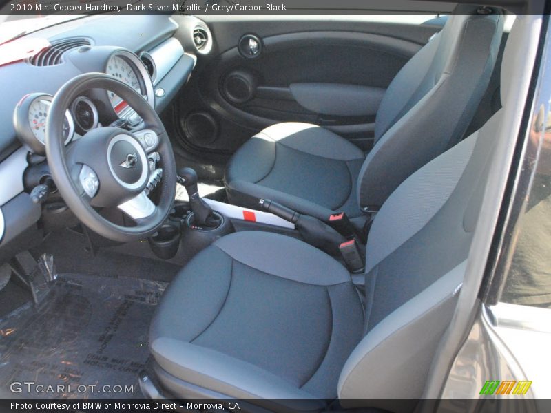 Dark Silver Metallic / Grey/Carbon Black 2010 Mini Cooper Hardtop