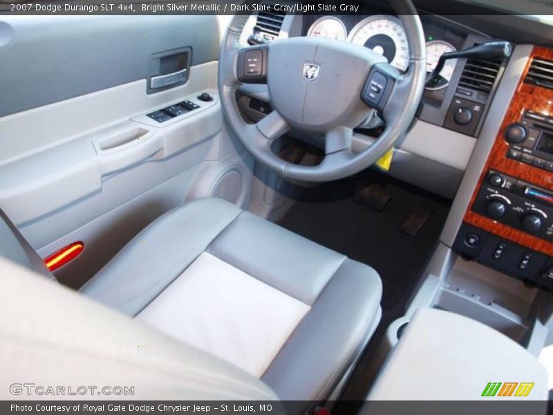 Bright Silver Metallic / Dark Slate Gray/Light Slate Gray 2007 Dodge Durango SLT 4x4