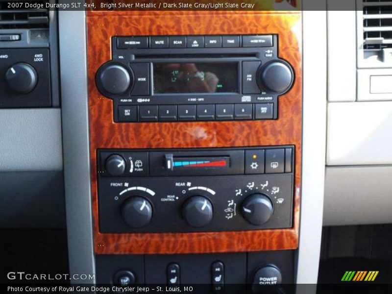 Bright Silver Metallic / Dark Slate Gray/Light Slate Gray 2007 Dodge Durango SLT 4x4