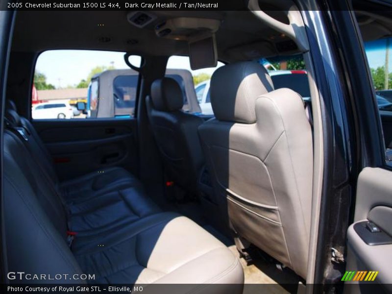 Dark Gray Metallic / Tan/Neutral 2005 Chevrolet Suburban 1500 LS 4x4