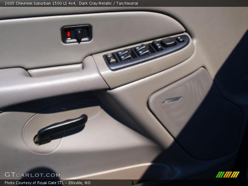 Dark Gray Metallic / Tan/Neutral 2005 Chevrolet Suburban 1500 LS 4x4