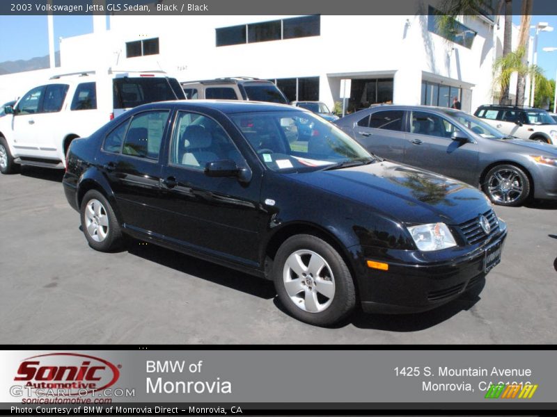 Black / Black 2003 Volkswagen Jetta GLS Sedan