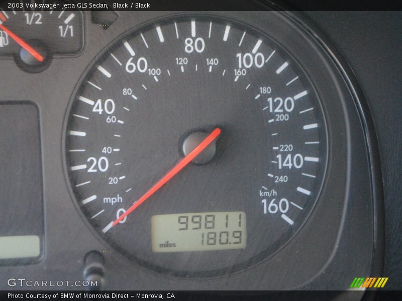 Black / Black 2003 Volkswagen Jetta GLS Sedan