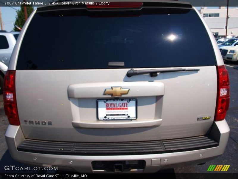 Silver Birch Metallic / Ebony 2007 Chevrolet Tahoe LTZ 4x4