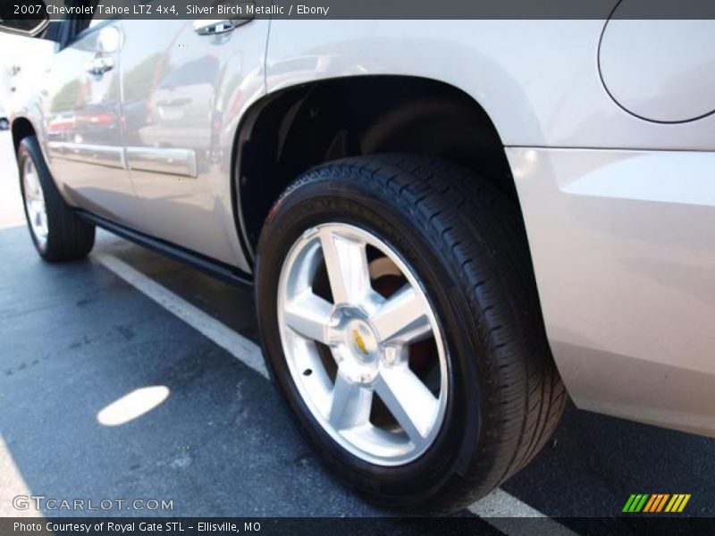 Silver Birch Metallic / Ebony 2007 Chevrolet Tahoe LTZ 4x4