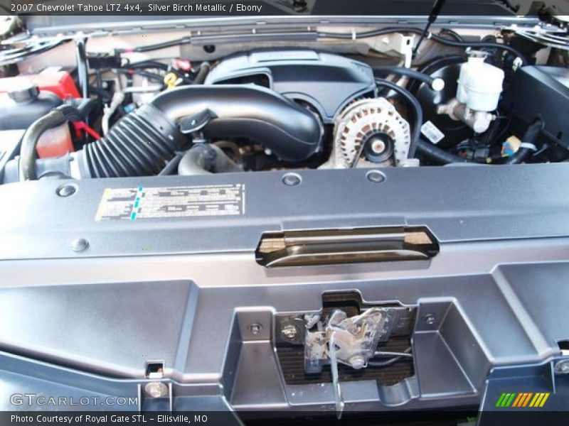 Silver Birch Metallic / Ebony 2007 Chevrolet Tahoe LTZ 4x4