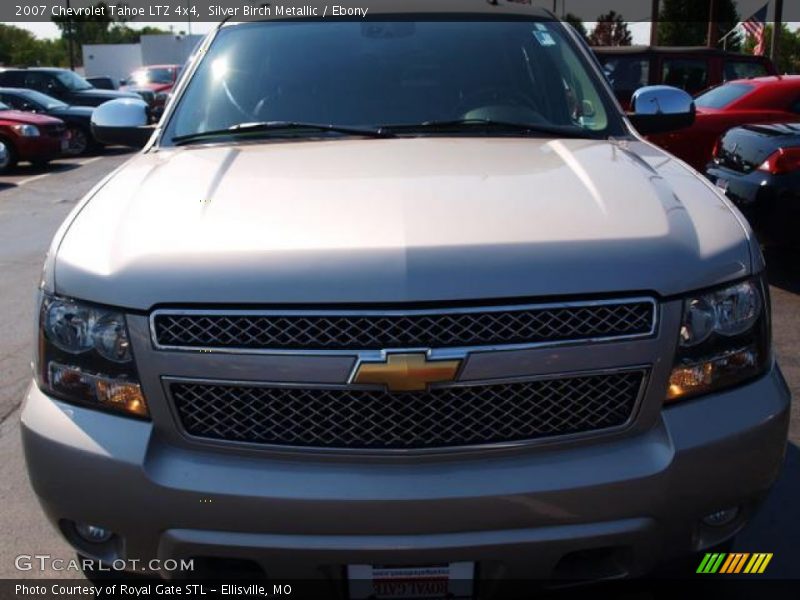 Silver Birch Metallic / Ebony 2007 Chevrolet Tahoe LTZ 4x4